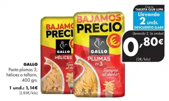 Gallo pasta pluma 3