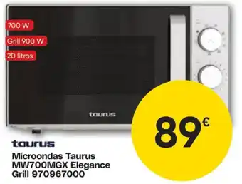 Taurus microondas taurus mw700mgx elegance