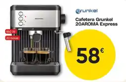 Hiper FROIZ grunkel cafetera grunkel 20aroma express oferta