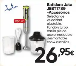 Hiper FROIZ Jata batidora JEBT1789 oferta