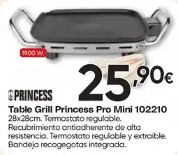Hiper FROIZ Princess table grill princess pro mini 102210 oferta
