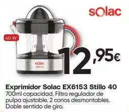 Hiper FROIZ Solac exprimidor ex6153 stillo 40 oferta