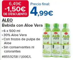 Costco Aleo bebida con aloe vera oferta