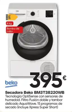 Hiper FROIZ Beko secadora BM3T38220WB oferta