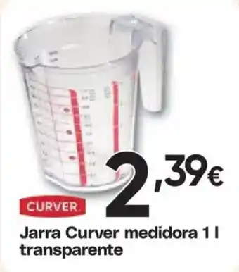 Curver jarra medidora transparente
