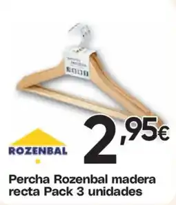 Hiper FROIZ Rozenbal percha madera recta oferta