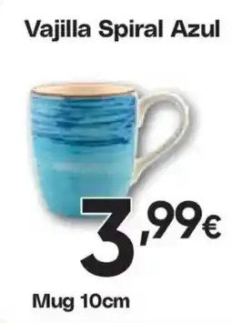 Hiper FROIZ Vajilla Spiral Azul oferta