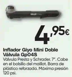 Hiper FROIZ Giyo Inflador Mini Doble Válvula Gp04S oferta