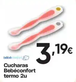 Hiper FROIZ Bebéconfort cucharas termo 2u oferta