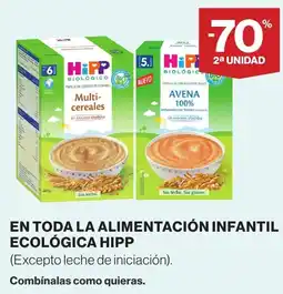 Supercor Hipp en toda la alimentacion infantil ecologica oferta
