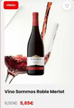 Vinalium Vino sommos roble merlot oferta