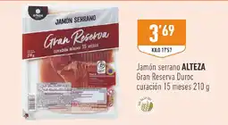 Supermercados Deza Alteza jamón serrano gran reserva duroc oferta