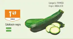 Supermercados Deza Calabacín negro oferta