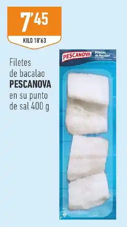 Supermercados Deza Pescanova filetes de bacalao oferta