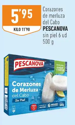 Supermercados Deza Pescanova corazones de merluza del cabo oferta