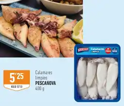 Supermercados Deza Pescanova calamares limpios oferta