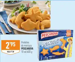 Supermercados Deza Pescanova peskitos de merluza oferta
