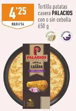 Supermercados Deza Palacios tortilla patatas casera oferta