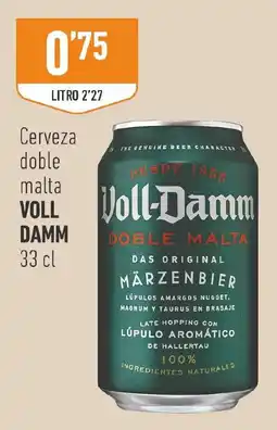 Supermercados Deza Voll-Damm doble malta oferta