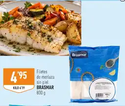 Supermercados Deza Brasmar filetes de merluza sin piel oferta