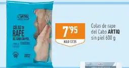 Supermercados Deza Artiq colas de rape del cabo sin piel oferta