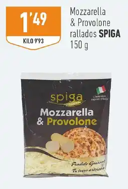 Supermercados Deza spiga mozzarella & provolone oferta