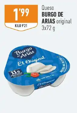 Supermercados Deza Burgo de Arias Queso Burg de Arias original oferta