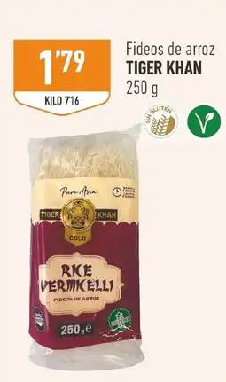 Supermercados Deza Tiger Khan fideos de arroz oferta