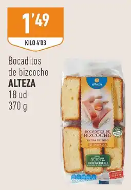 Supermercados Deza Alteza bocaditos de bizcocho oferta