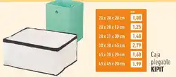 Supermercados Deza Caja plegable KIPIT oferta