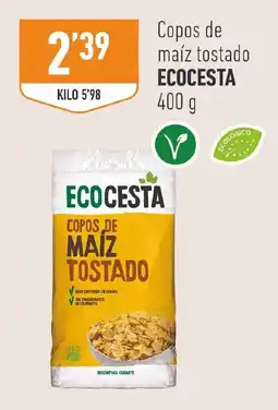 Supermercados Deza Ecocesta copos de maíz tostado oferta