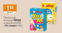 Supermercados Deza Popitas palomitas maíz microondas al punto de sal oferta