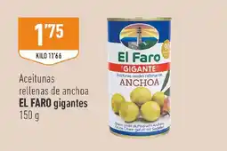 Supermercados Deza El Faro aceitunas rellenas de anchoa gigantes oferta
