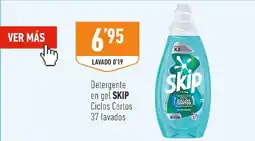 Supermercados Deza Skip Detergente en gel Ciclos Cortos oferta