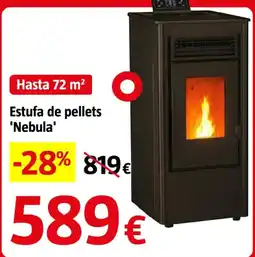 Bauhaus Nebula estufa de pellets oferta