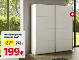 Bauhaus Armary con puertas correderas 'Arya' oferta