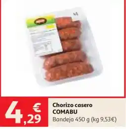 Alcampo Comabu chorizo casero oferta