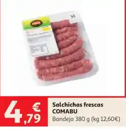 Alcampo Comabu salchichas frescas oferta
