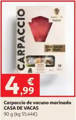Alcampo Casa de Vacas carpaccio de vacuno marinado oferta