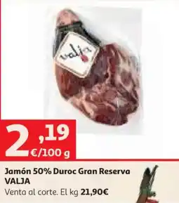 Alcampo Valja jamón 50% duroc gran reserva oferta