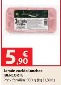 Alcampo Ibercorte jamón cocido lonchas oferta