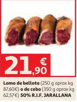 Alcampo Lomo de bellota oferta