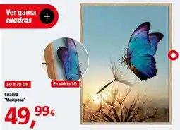 Bauhaus Cuadro 'Mariposa' oferta