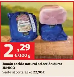 Alcampo Jumigo jamón cocido natural selección duroc oferta