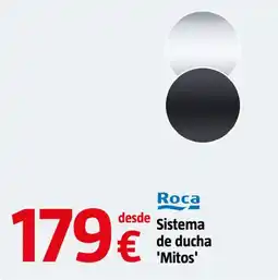 Bauhaus Roca sistema de ducha 'Mitos' oferta