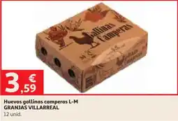 Alcampo Granjas Villarreal huevos gallinas camperas l-m oferta