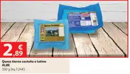 Alcampo Albe queso tierno costeño o latino oferta