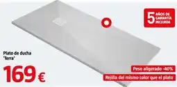 Bauhaus Plato de ducha 'Terra' oferta
