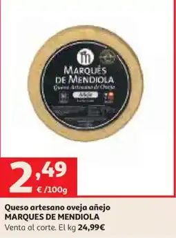 Alcampo Marques de mendiola queso artesano oveja añejo oferta