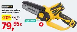 Bauhaus Powerplus motosierra de poda de batería 'powxg1045' oferta